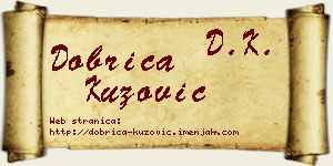 Dobrica Kuzović vizit kartica